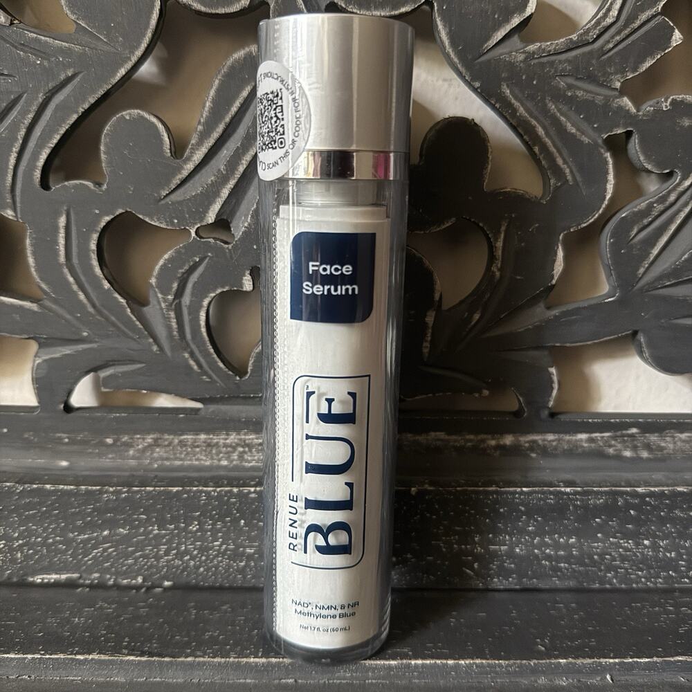 Renu Blue Face Serum 1.7oz Skincare Hydrating Formula NEW Sealed